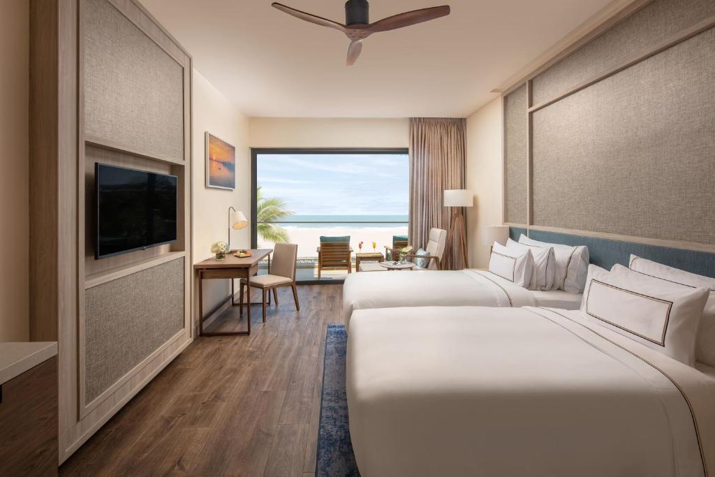 Phòng ngủ Deluxe Ocean view biển đắt giá
