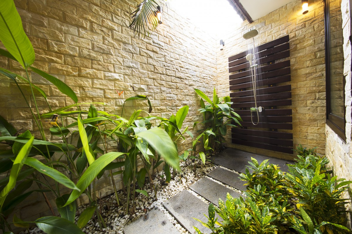 Phòng tắm cao cấp khu nghỉ dưỡng Merperle Hòn Tằm Nha Trang