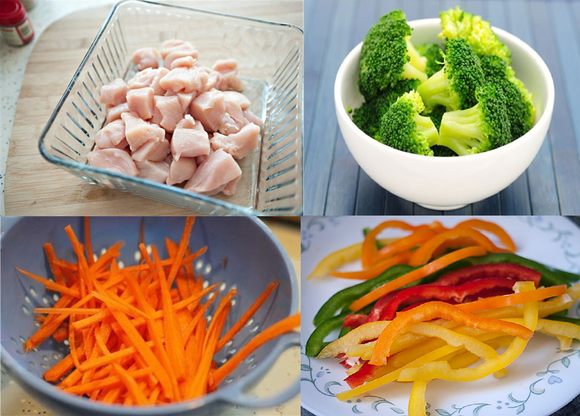 Mì ức gà xào rau củ thơm ngon