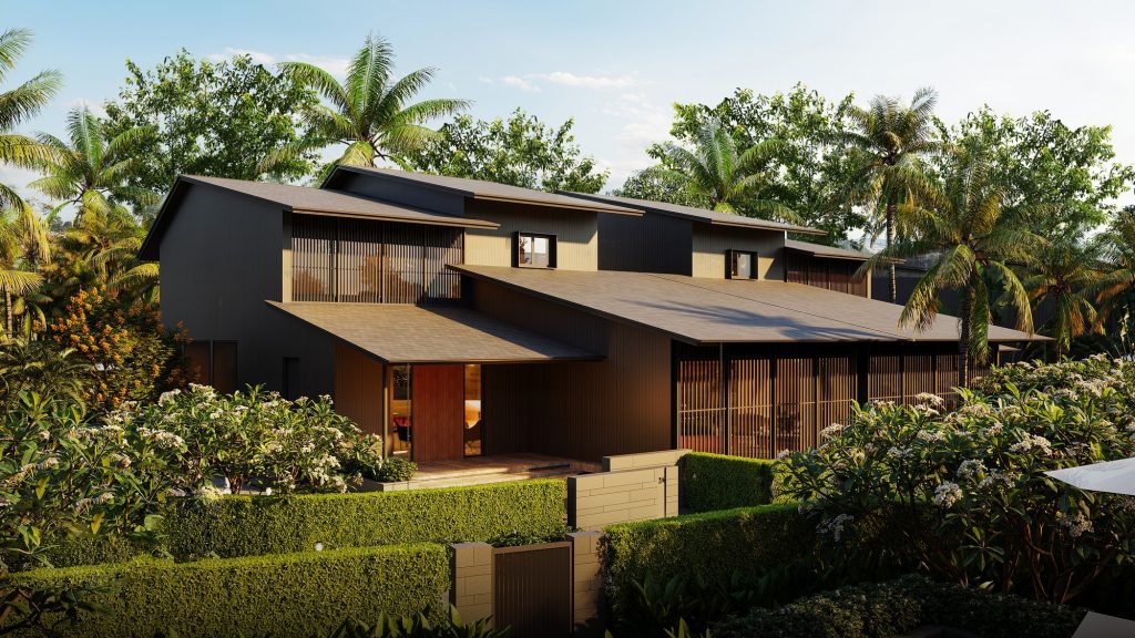 Hồ bơi riêng có thể điều chỉnh nhiệt độ tại villa Đà Nẵng Mikazuki Resort
