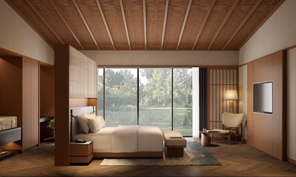 Không gian phòng ngủ tinh tế ấm áp tại Đà Nẵng Mikazuki Resort