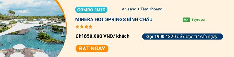 Suối khoáng nóng tại Minera Hot Springs Bình Châu