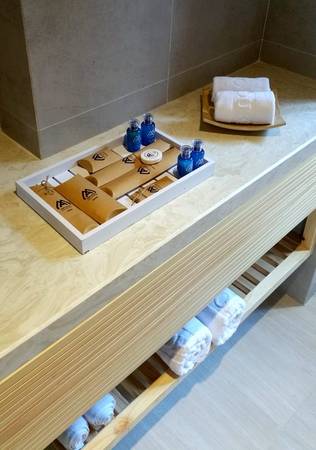 Đồ dùng trong phòng tắm tại Minh House Đà Nẵng