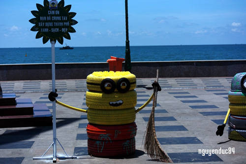 Minions Vũng Tàu tại bờ biển xanh sạch đẹp