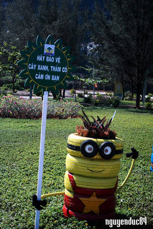 Minions Vũng Tàu thu hút du khách chụp ảnh