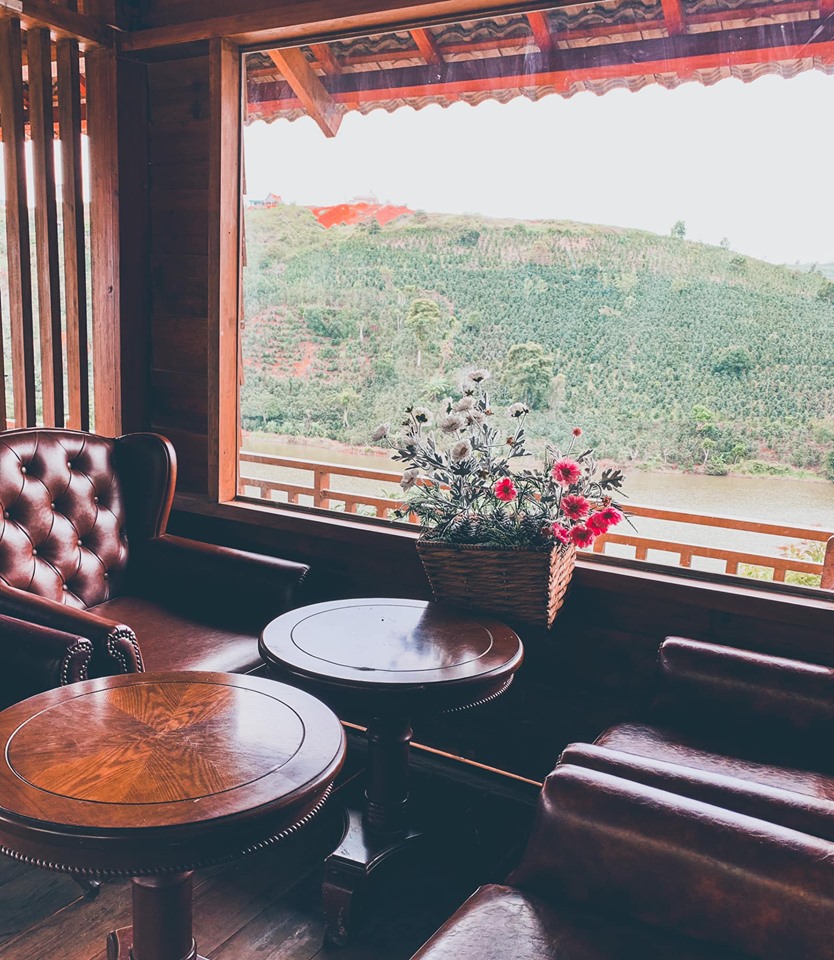 Không gian ban công Mộc Trà Farm Đà Lạt
