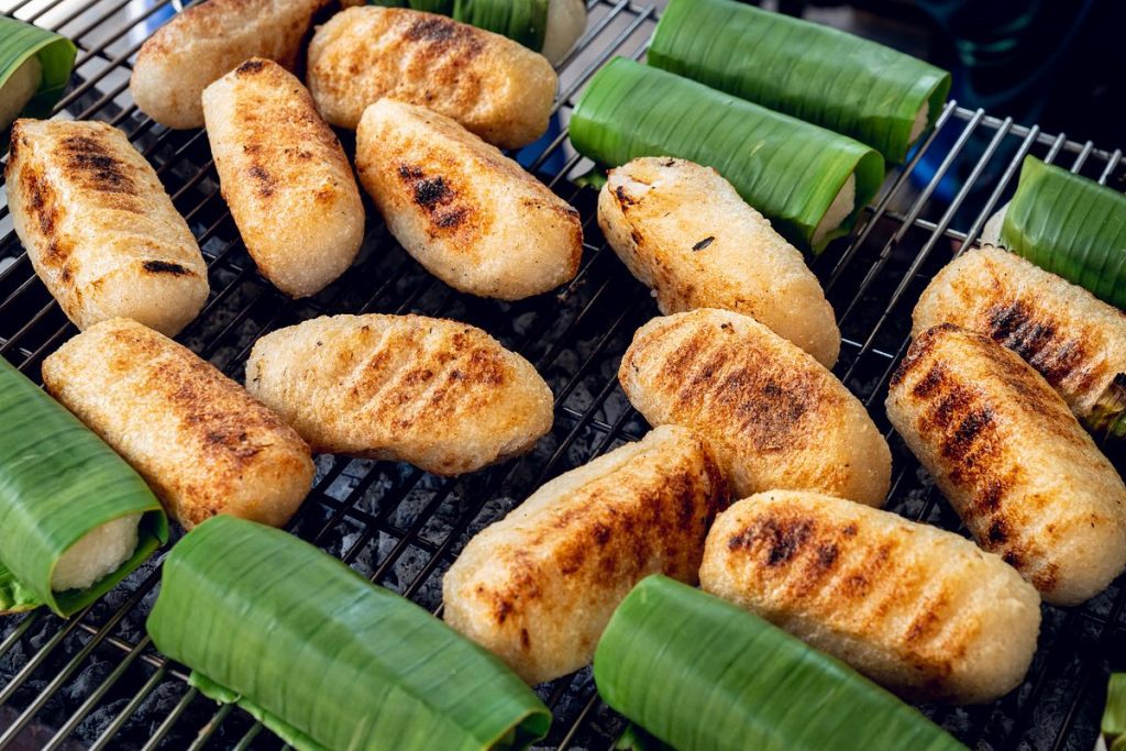 Chuối nếp nướng món ăn đặc sản Cần Thơ