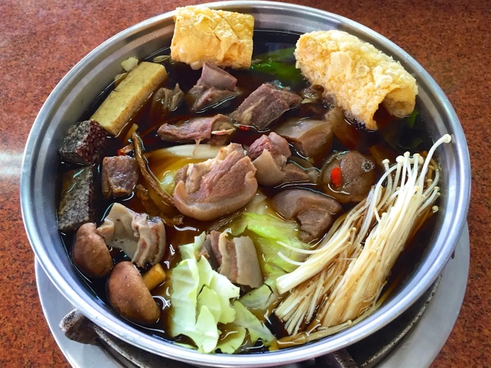 Lẩu thịt dê món ăn Đài Bắc