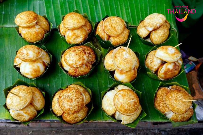 Bánh dừa nướng Kanom Krok