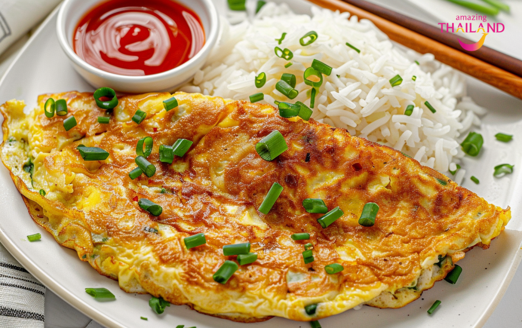 Trứng chiên kiểu Thái Kai Jeow