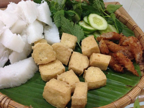 Bún đậu mắm tôm món Bắc Sài Gòn