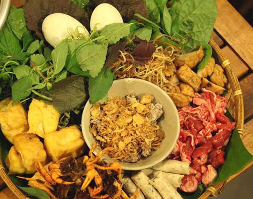 Lẩu riêu cua đồng món Bắc Sài Gòn