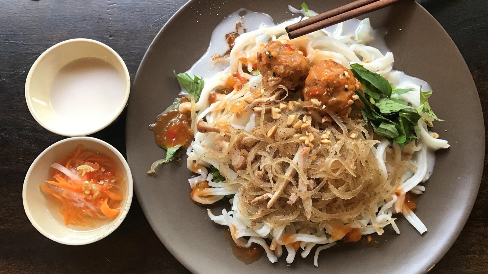Bánh tằm bì đặc sản miền Tây