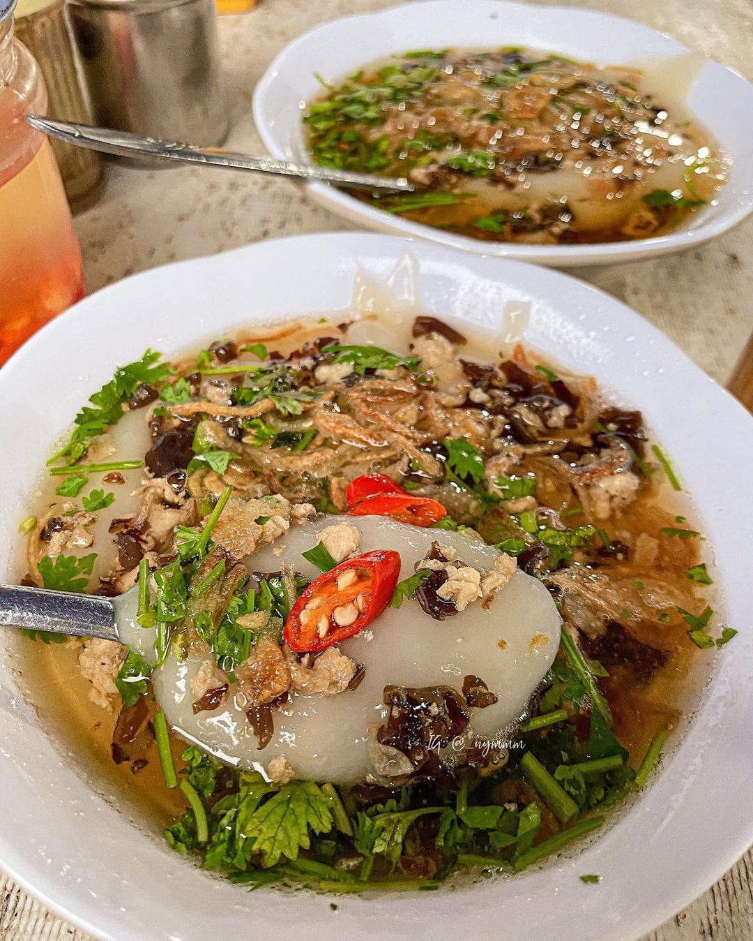 Bánh đúc nóng - món ăn ngon Hà Nội