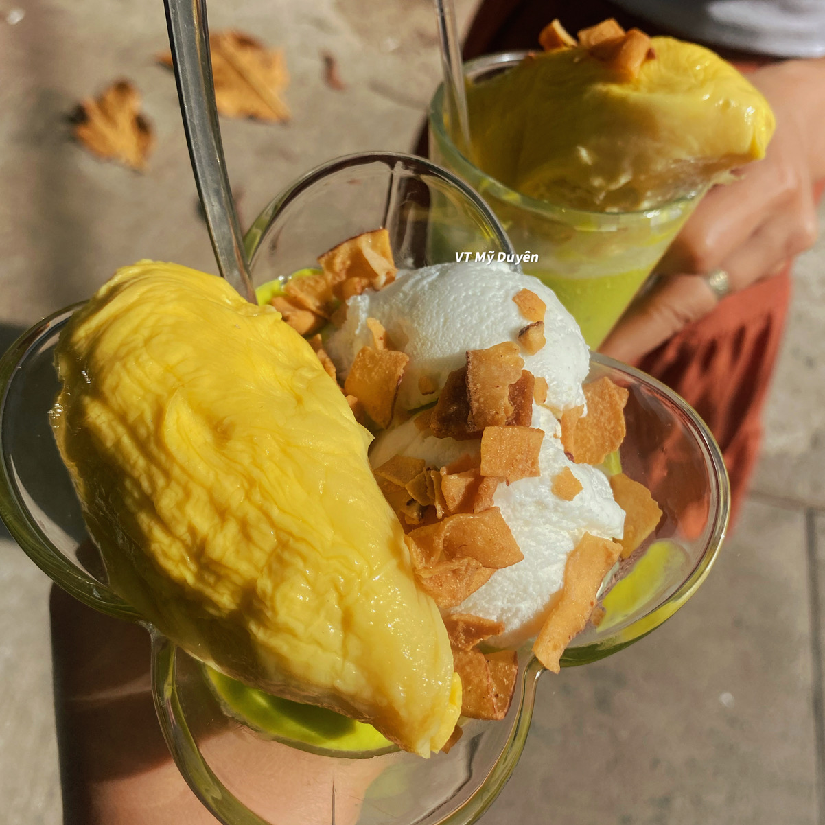 Kem bơ sầu riêng món ăn ngon Vũng Tàu