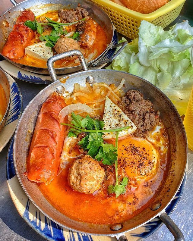 Bánh mì chảo xíu mại món ăn ngon Vũng Tàu