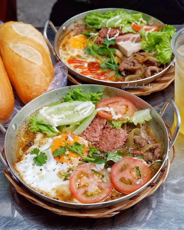 Bánh mì chảo xíu mại món ăn ngon Vũng Tàu