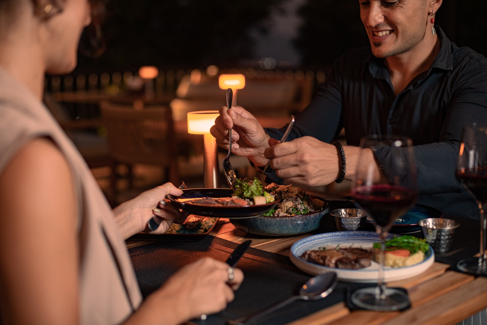 View đêm Chuồn Chuồn Bistro Phú Quốc