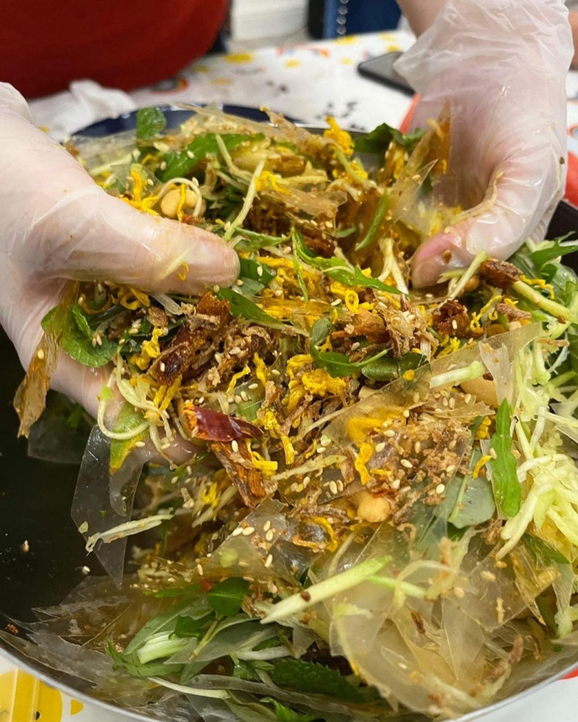 Bánh tráng các loại món ăn vặt Sài Gòn