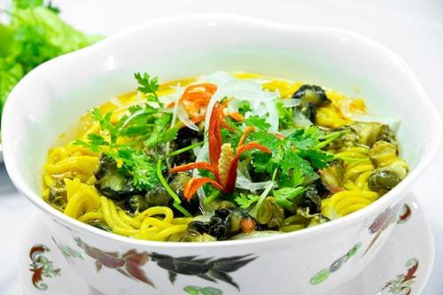 Món bún bắp ốc ở Đầm Ô Loan là nét văn hóa ẩm thực không thể thiếu của người dân Tuy An