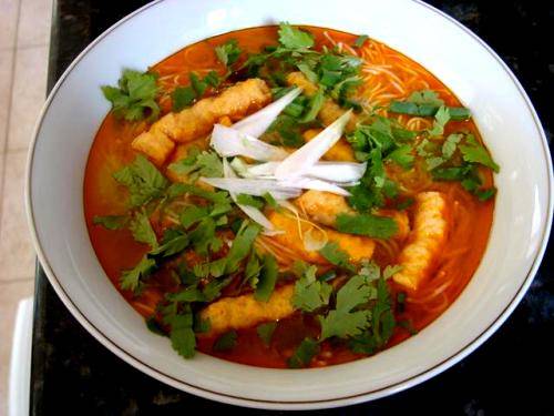 Món bún suông – đặc sản đất Trà Vinh