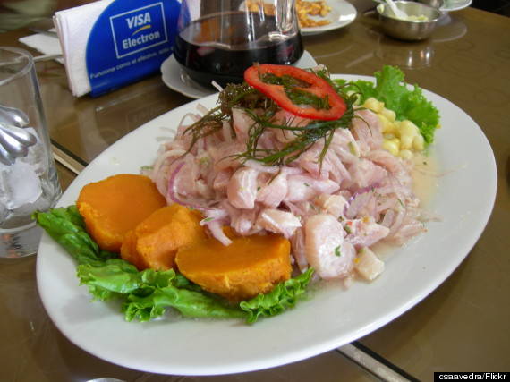 Gỏi cá Ceviche mát lạnh của Peru