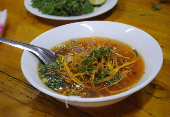 Cuốn sủi, một món ăn phổ biến ở Lào Cai. Ảnh: Thảo Nhi
