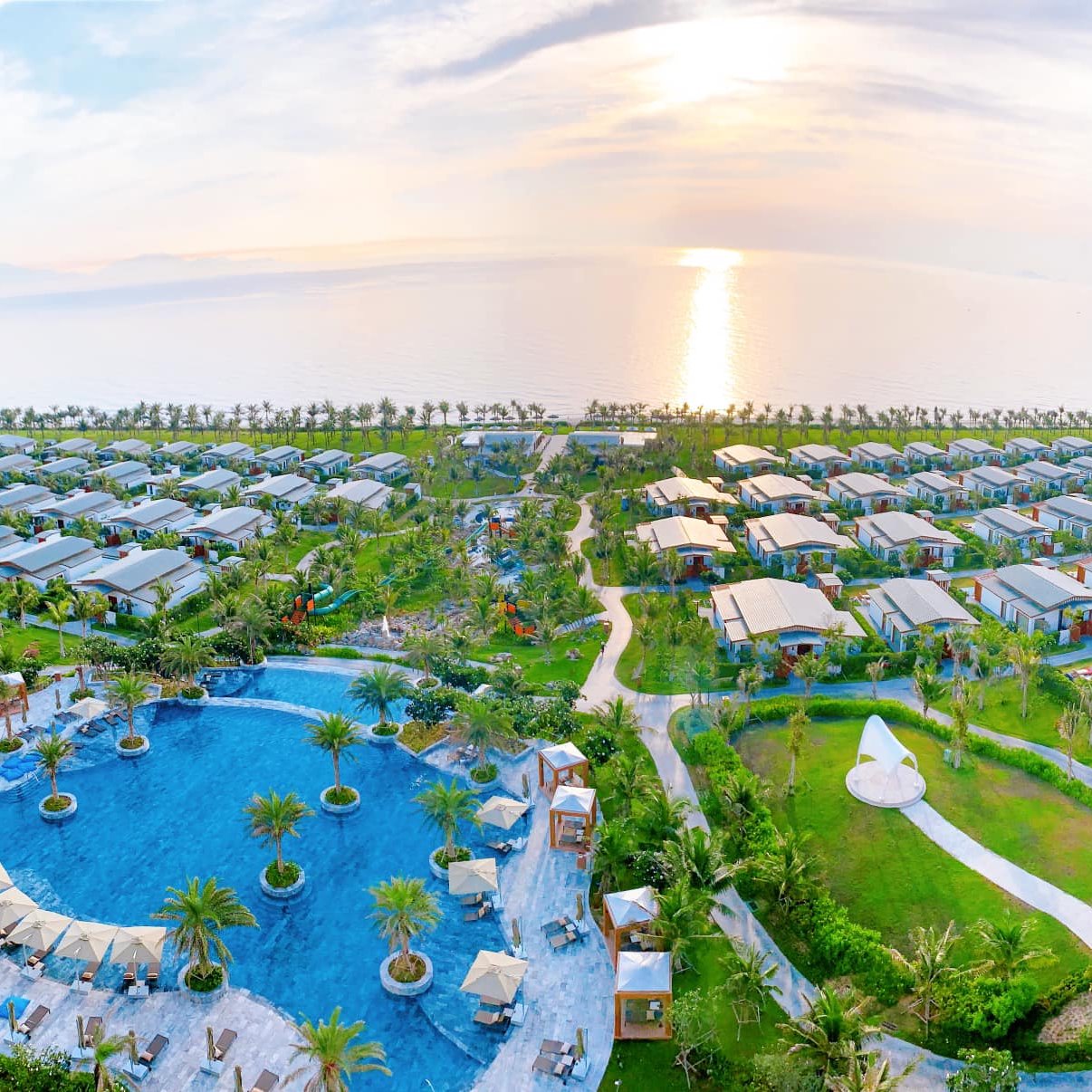 Thiết kế sang trọng của biệt thự nghỉ dưỡng tại Movenpick Cam Ranh