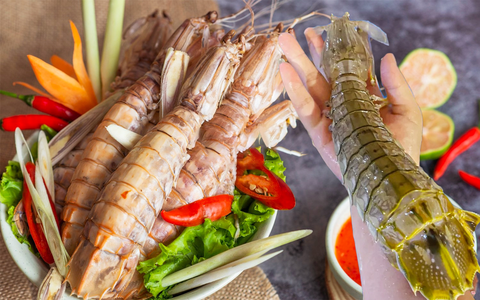 Mùa tôm tích. Ảnh: toquoc.vn