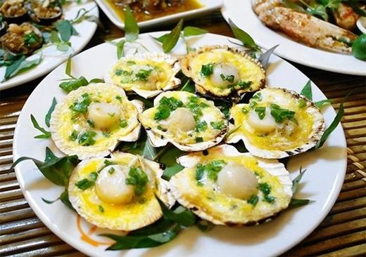Sò điệp trứng cút Gò Vấp món ăn vặt hấp dẫn