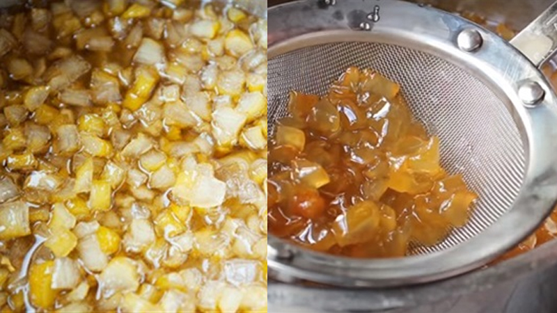 Rim mứt phật thủ cho mứt bát bửu