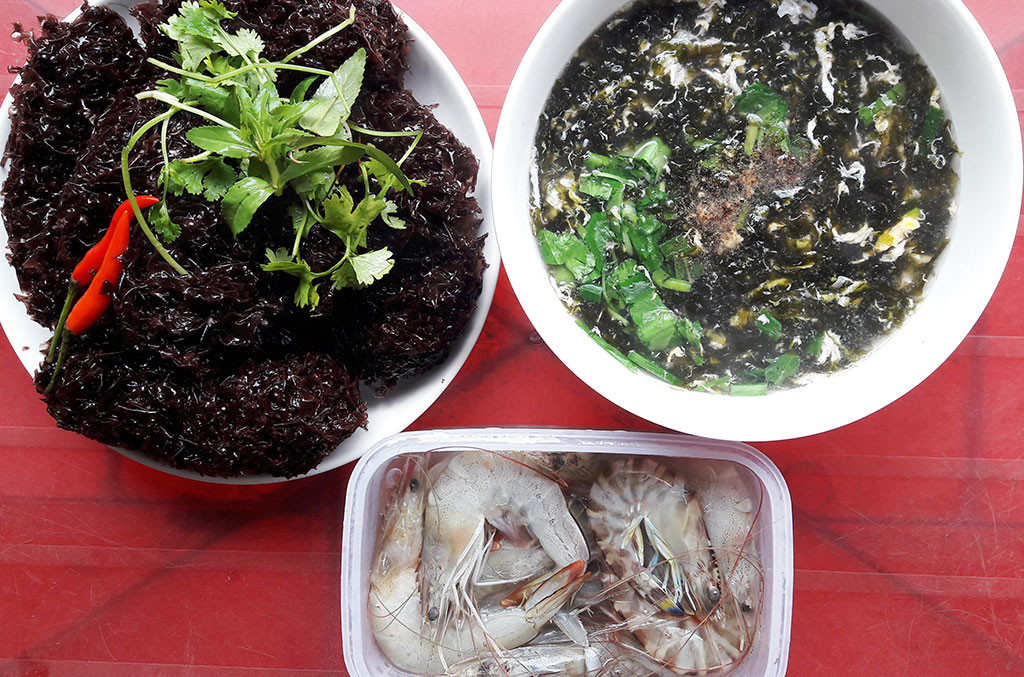 Canh mứt biển Nam Ô thanh mát