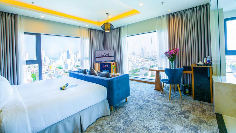 Tiện nghi phòng tắm tại NAM Hotel Đà Nẵng Tiện nghi phòng tắm tại NAM Hotel Đà Nẵng