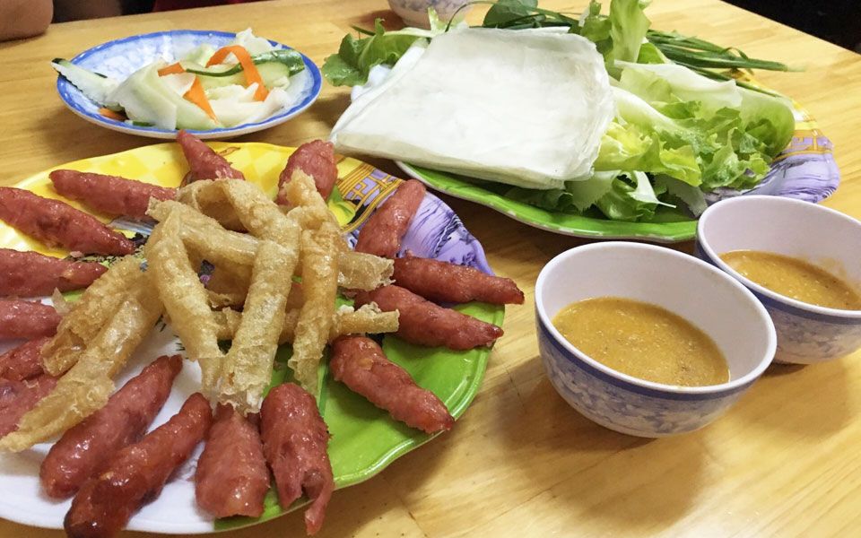 Nem nướng Đà Lạt đặc trưng