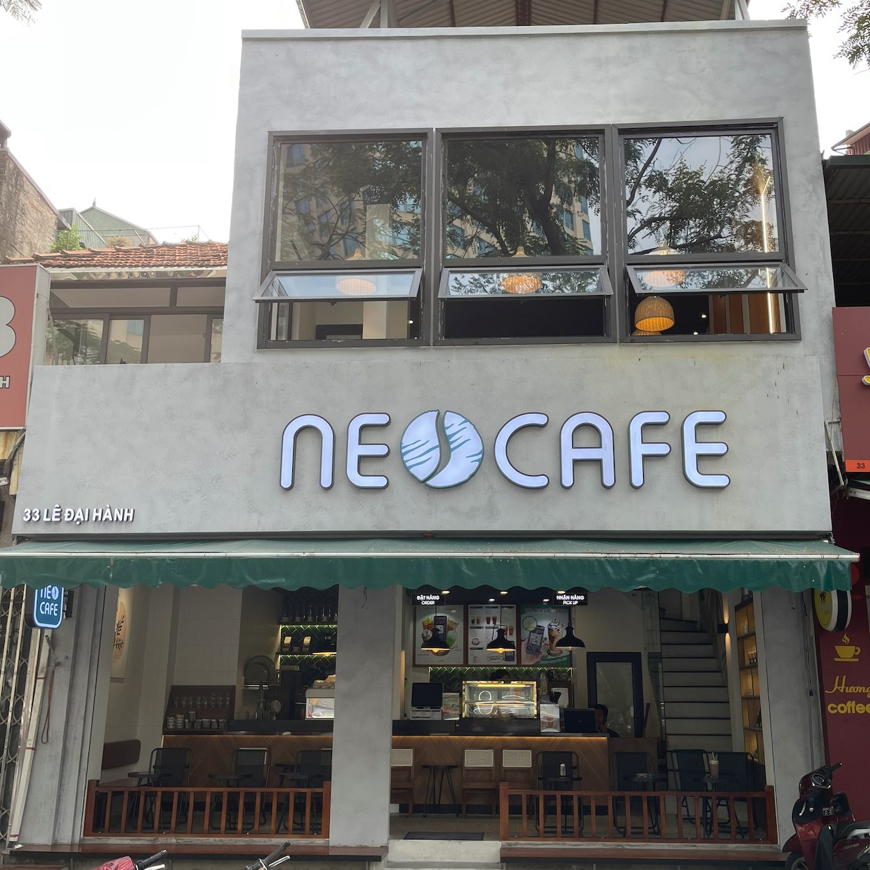 Không gian quán NeoCafe Hà Nội