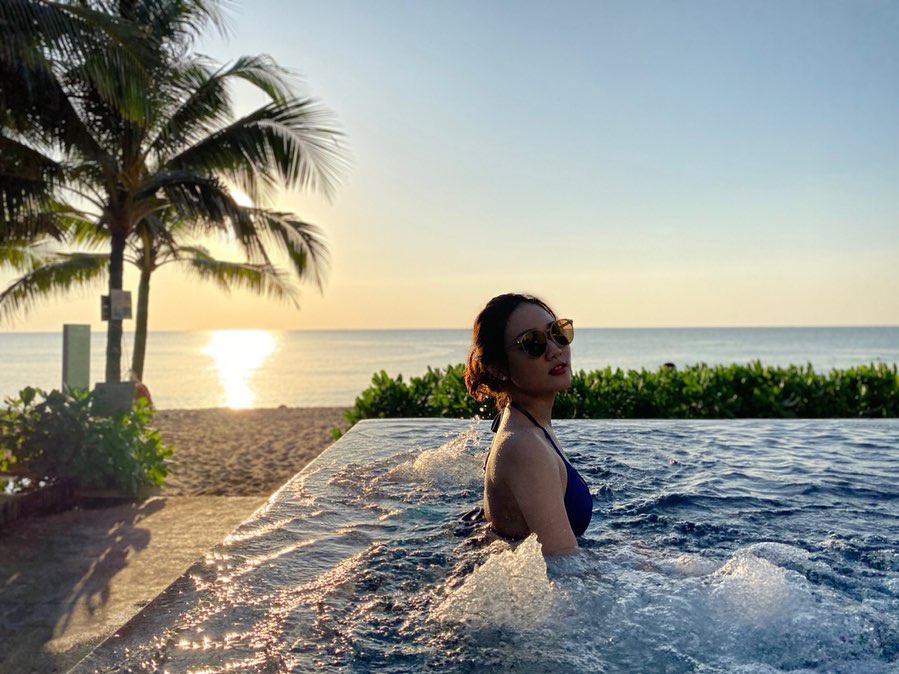 Hồ bơi vô cực Dusit Princess Moonrise ngắm hoàng hôn Phú Quốc