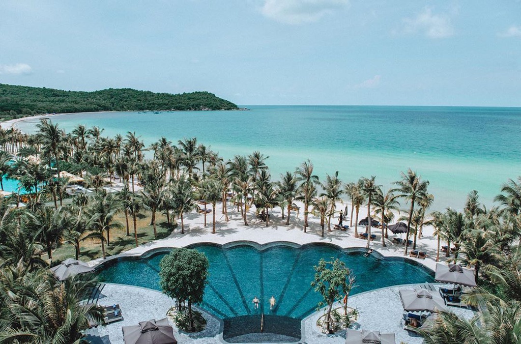 Hồ bơi vô cực JW Marriott Phu Quoc ngắm hoàng hôn Phú Quốc