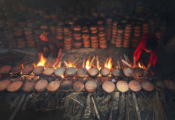 Hàng trăm nồi cá kho Vũ Đại đỏ lửa ngày giáp Tết
