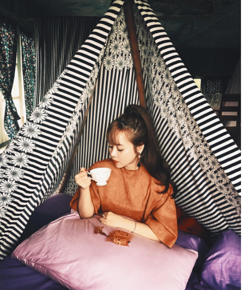 Không gian thư giãn Ngó Dâu homestay