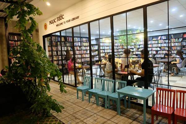 Không gian thư giãn tại Ngọc Tước Book Café Vũng Tàu