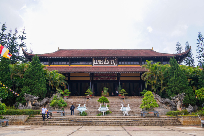 Chùa Linh Ẩn Lâm Đồng mở rộng quy mô từ năm 1999