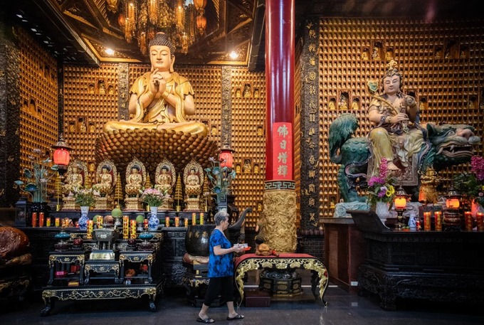Hệ thống tượng Phật tại Chùa Vạn Phật Sài Gòn được xếp vào hàng kỷ lục
