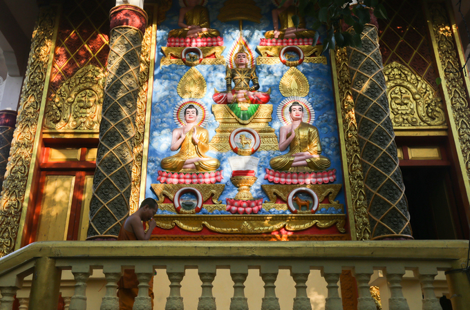 Ba ngọn tháp trên chùa Chantarangsay Sài Gòn