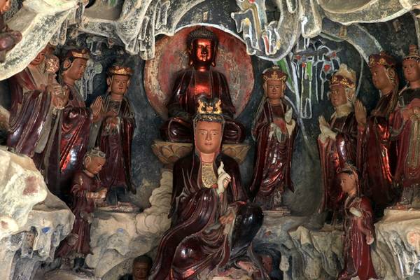 Tượng Quán Âm Nam Hải quý hiếm tại chùa Mía