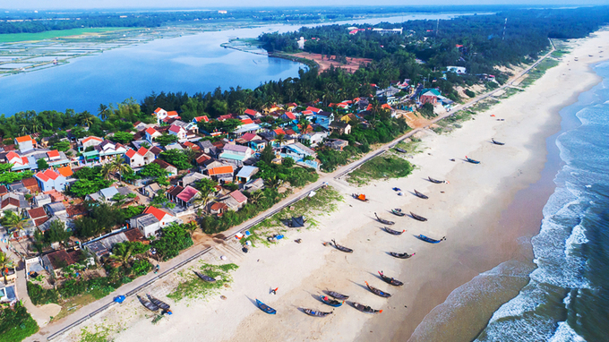 Làng bích họa Tam Thanh nằm cách TP Tam Kỳ Quảng Nam