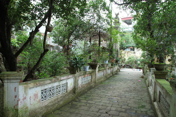 Khuôn viên nhà cổ tại làng Tây Mỗ