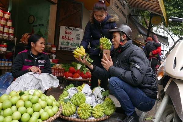 Phật thủ dáng đẹp đắt hàng tại chợ Hàng Bè