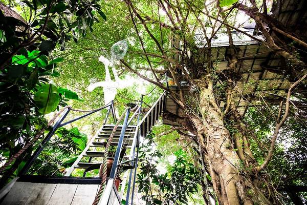 Không gian độc đáo này là nơi thực sự lý tưởng cho chuyến nghỉ dưỡng cuối tuần.