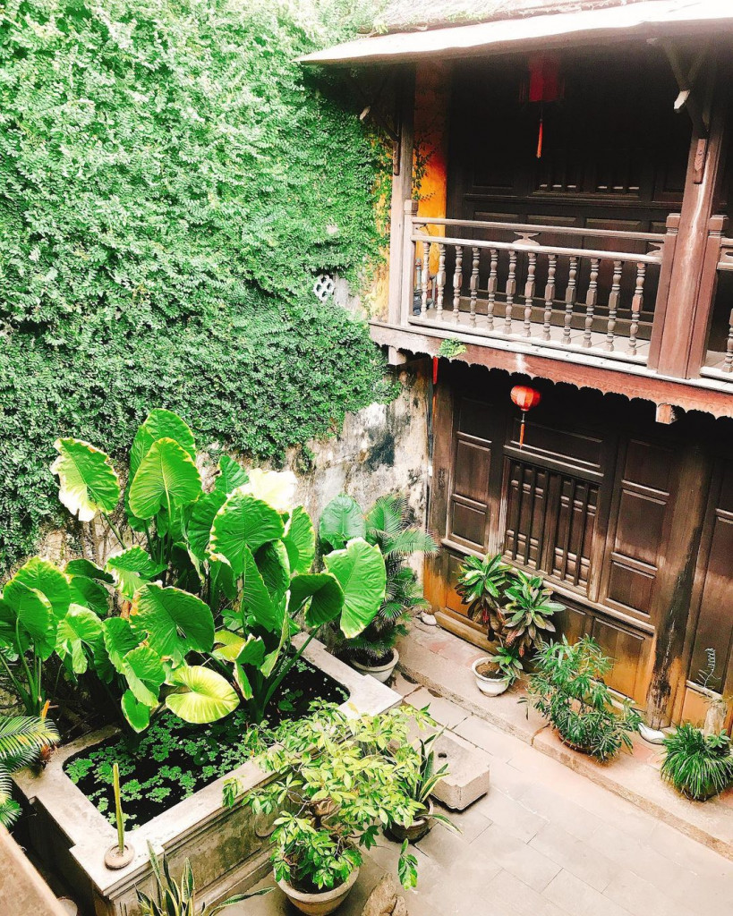 Giếng trời trong nhà cổ Tấn Ký Hội An