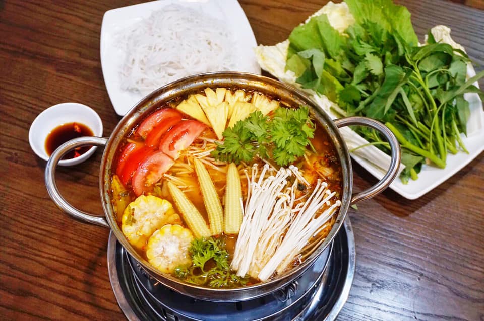 Lẩu chay ngon tại An Lạc Tâm Đà Nẵng